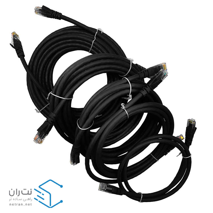 پچ کورد لگراند (کابل لن) Cat6 UTP روکش PVC مشکی 5 متری-3